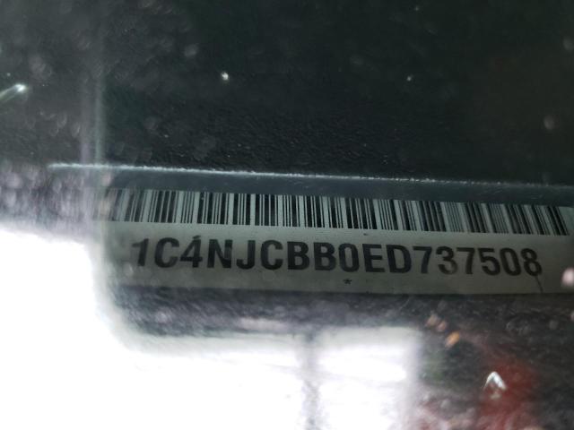 Photo 10 from auction – 2014 JEEP COMPASS SP with VIN 1C4NJCBB0ED737508