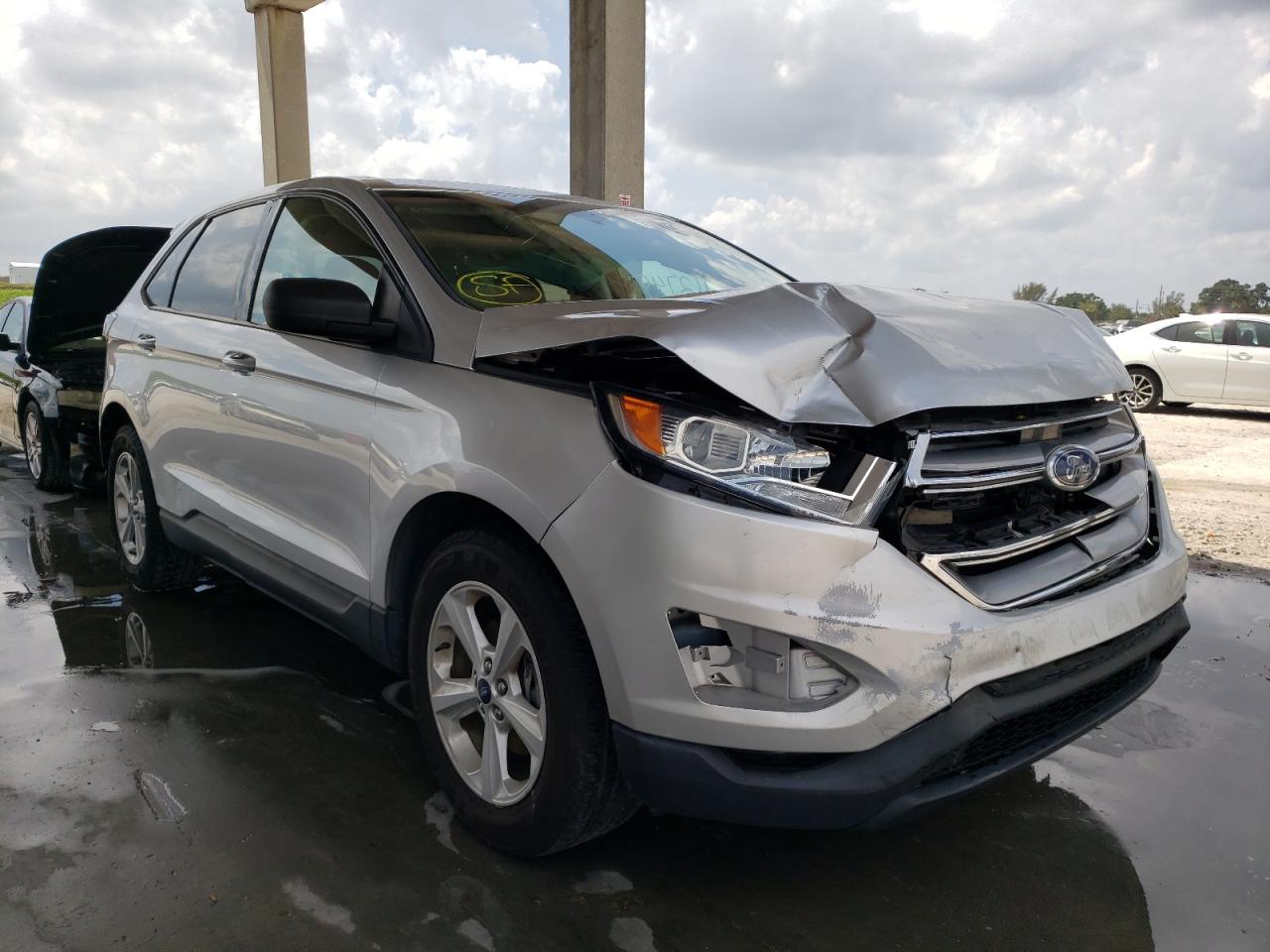 FORD EDGE SE 2015 with VIN 2FMTK3G94FBC02016 - Photo from auction