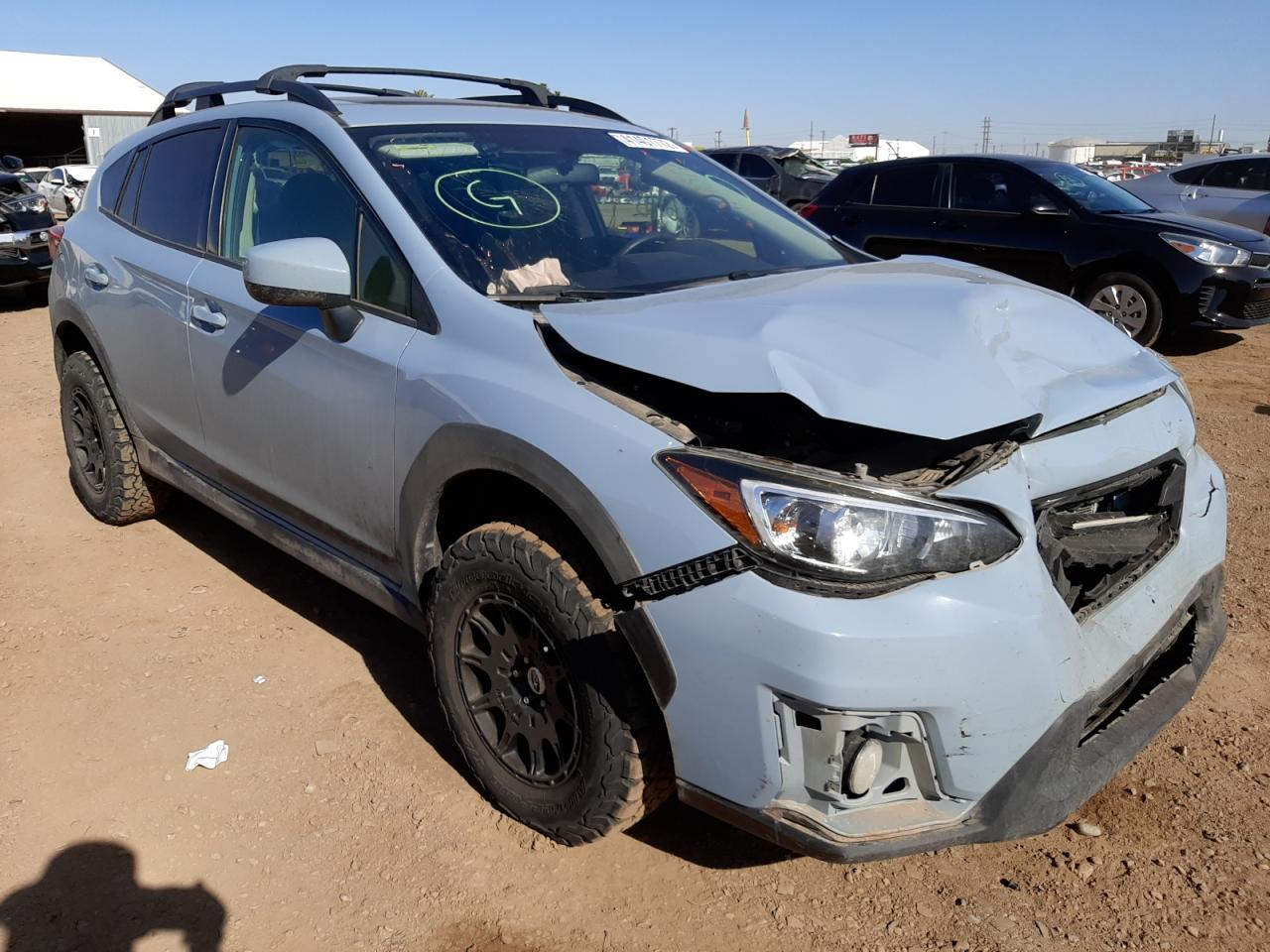 SUBARU CROSSTREK 2018 with VIN JF2GTACC6JH215324 - Photo from auction
