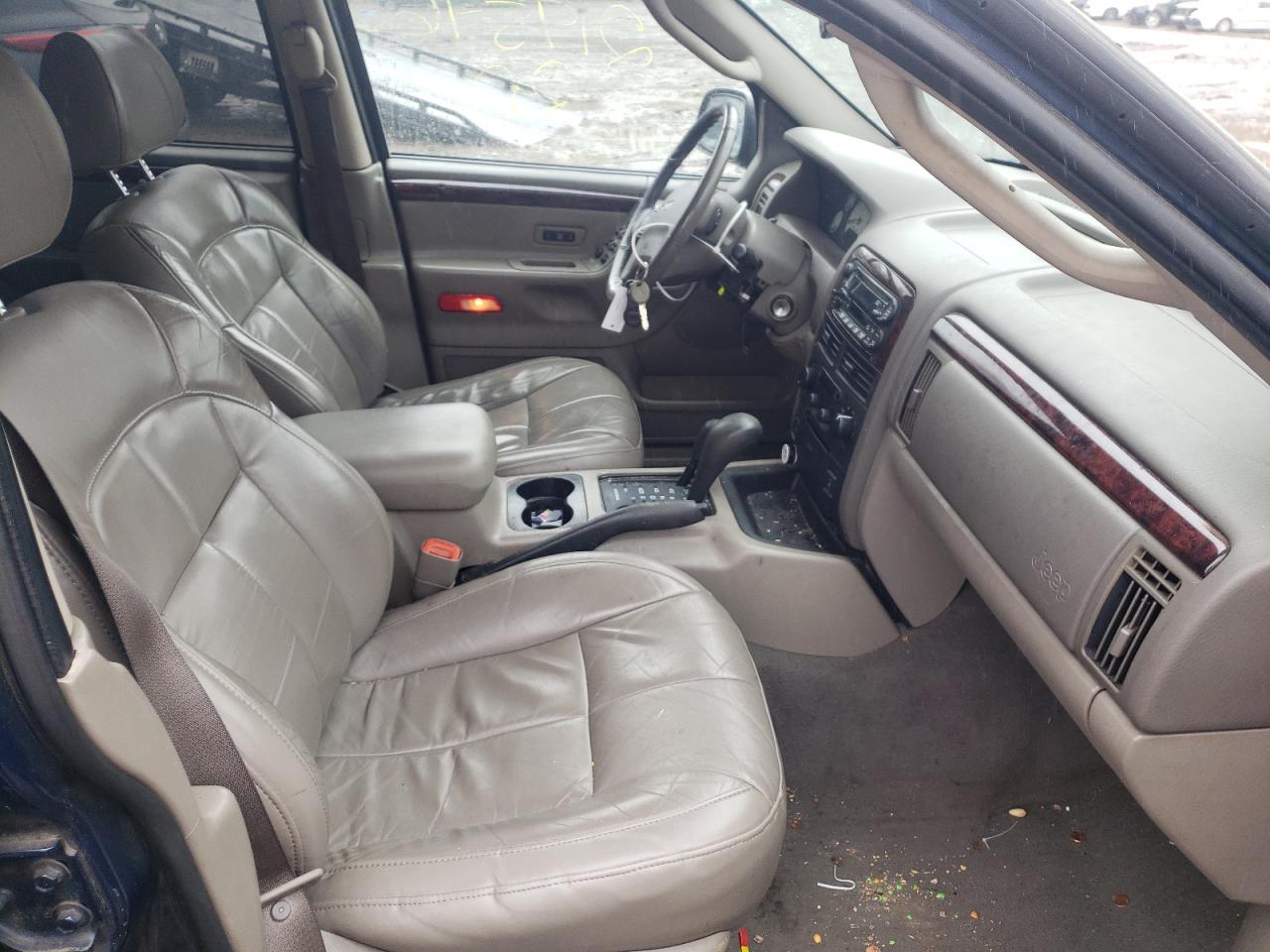 Photo 5 from auction – 2002 JEEP GRAND CHER with VIN 1J4GW58N12C102705
