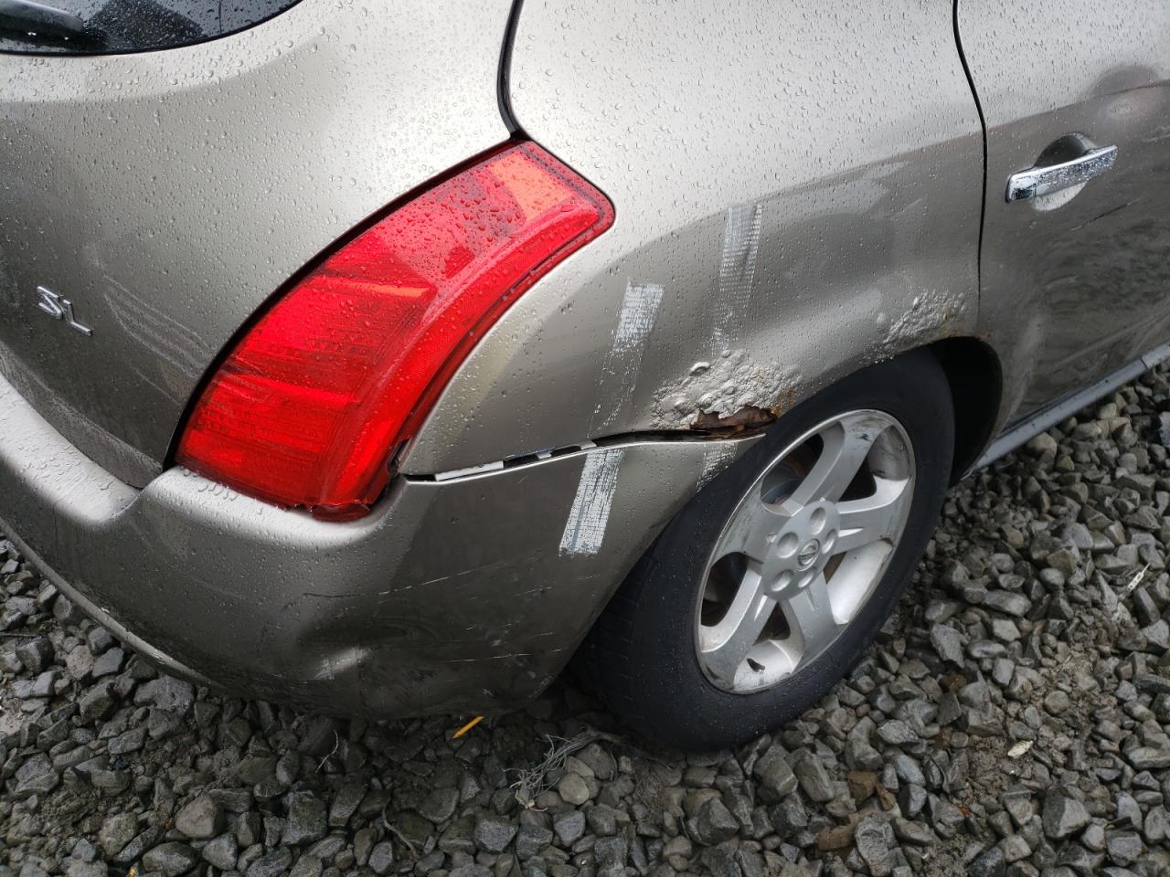 Photo 9 from auction – 2003 NISSAN MURANO SL with VIN JN8AZ08T23W102964