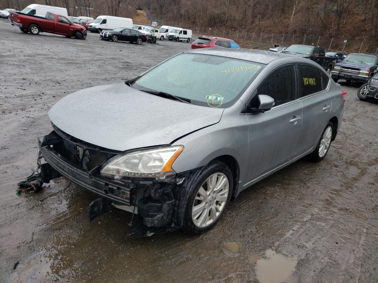 Photo 2 from auction – 2013 NISSAN SENTRA S with VIN 3N1AB7AP3DL624907