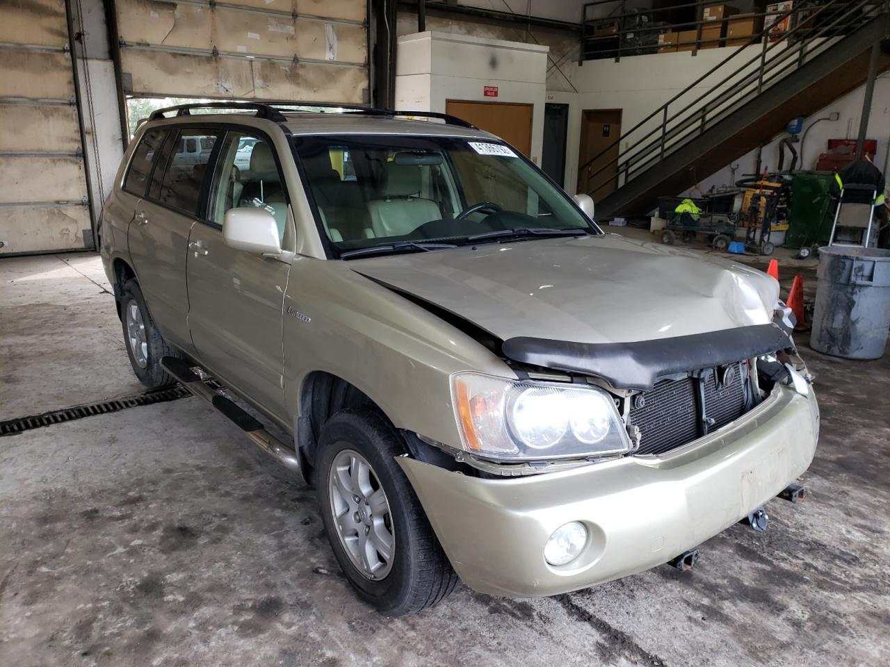 TOYOTA HIGHLANDER 2001 with VIN JTEHF21A810025505 - Photo from auction