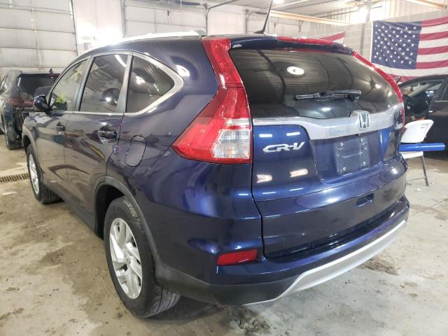 Photo 3 from auction – 2015 HONDA CR-V EXL with VIN 5J6RM4H71FL097909
