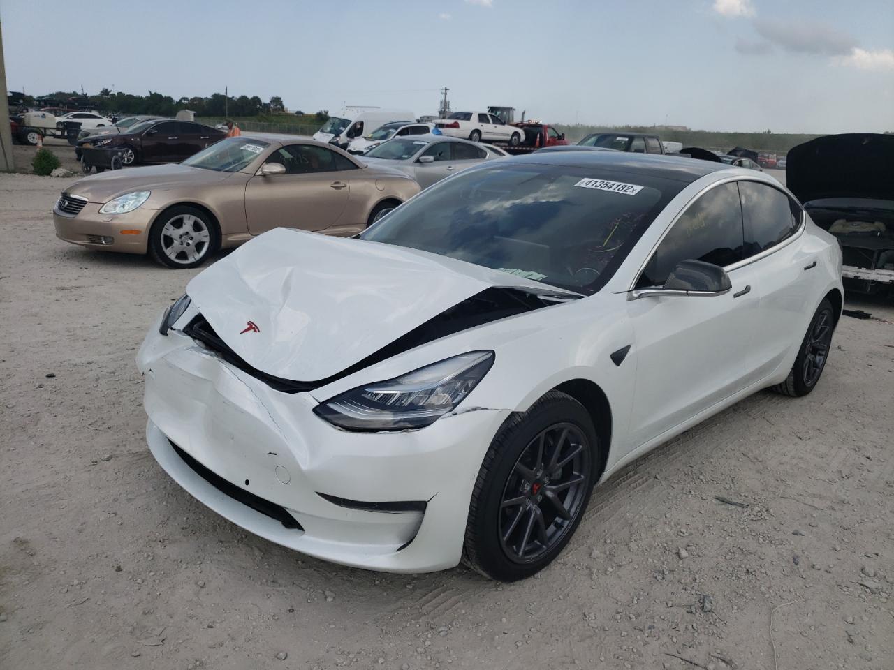 Photo 2 from auction – 2020 TESLA MODEL 3 with VIN 5YJ3E1EA8LF645362