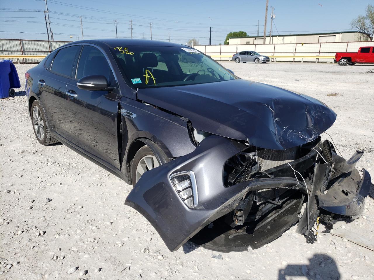 KIA OPTIMA LX 2018 with VIN 5XXGT4L31JG254948 - Photo from auction
