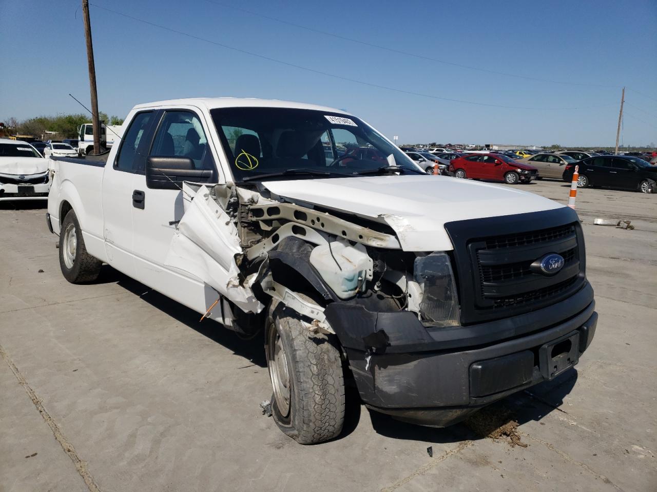 FORD F150 SUPER 2014 with VIN 1FTFX1CFXEFB70706 - Photo from auction