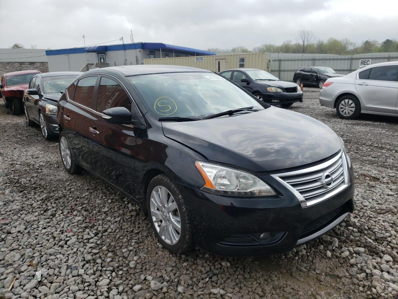NISSAN SENTRA S 2013 with VIN 3N1AB7AP6DL711510 - Photo from auction