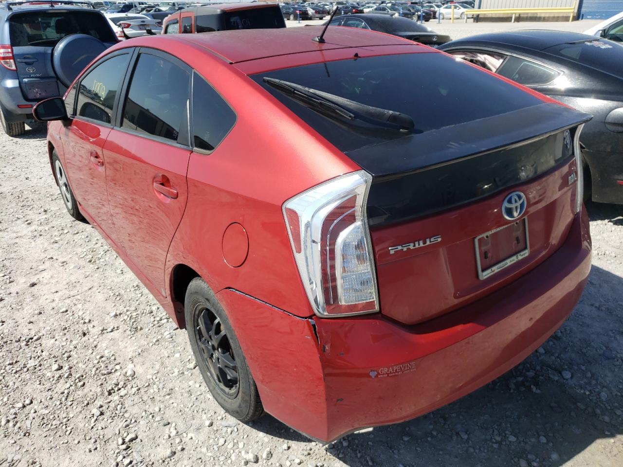 Photo 3 from auction – 2012 TOYOTA PRIUS with VIN JTDKN3DU6C1545174