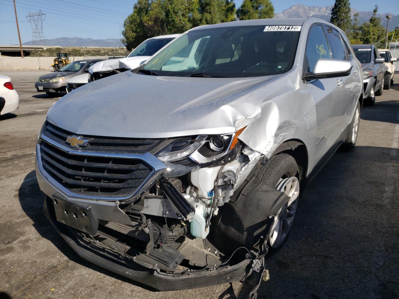 Photo 2 from auction – 2020 CHEVROLET EQUINOX LT with VIN 3GNAXUEVXLS526166