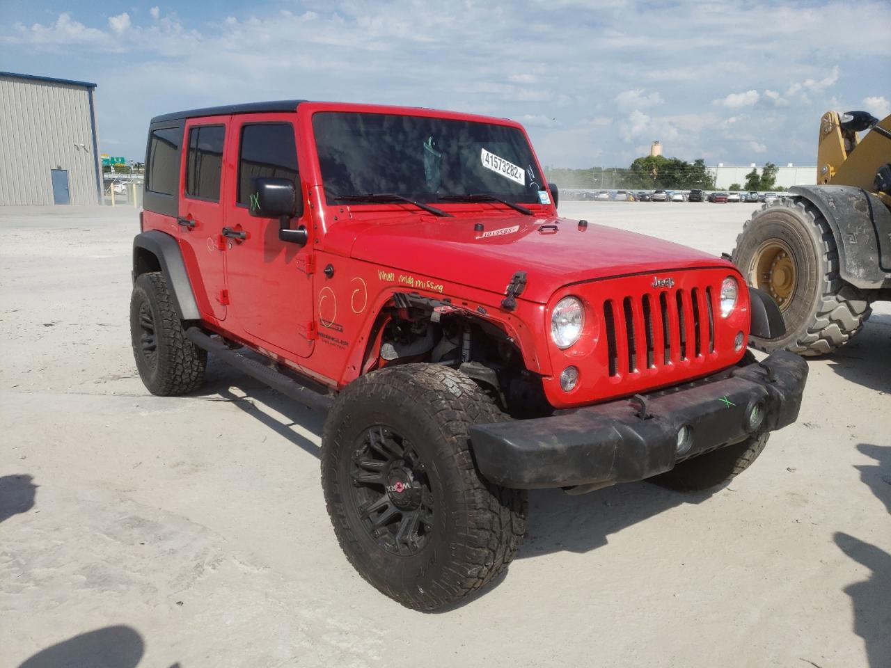 Photo 1 from auction – 2015 JEEP WRANGLER U with VIN 1C4BJWDG8FL692399