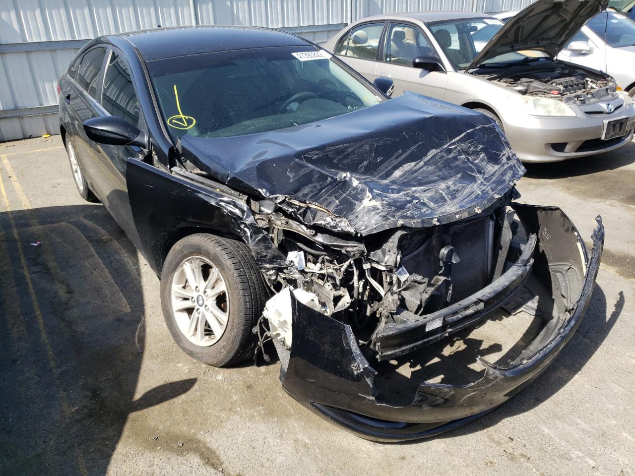 HYUNDAI SONATA GLS 2012 with VIN 5NPEB4AC2CH450451 - Photo from auction