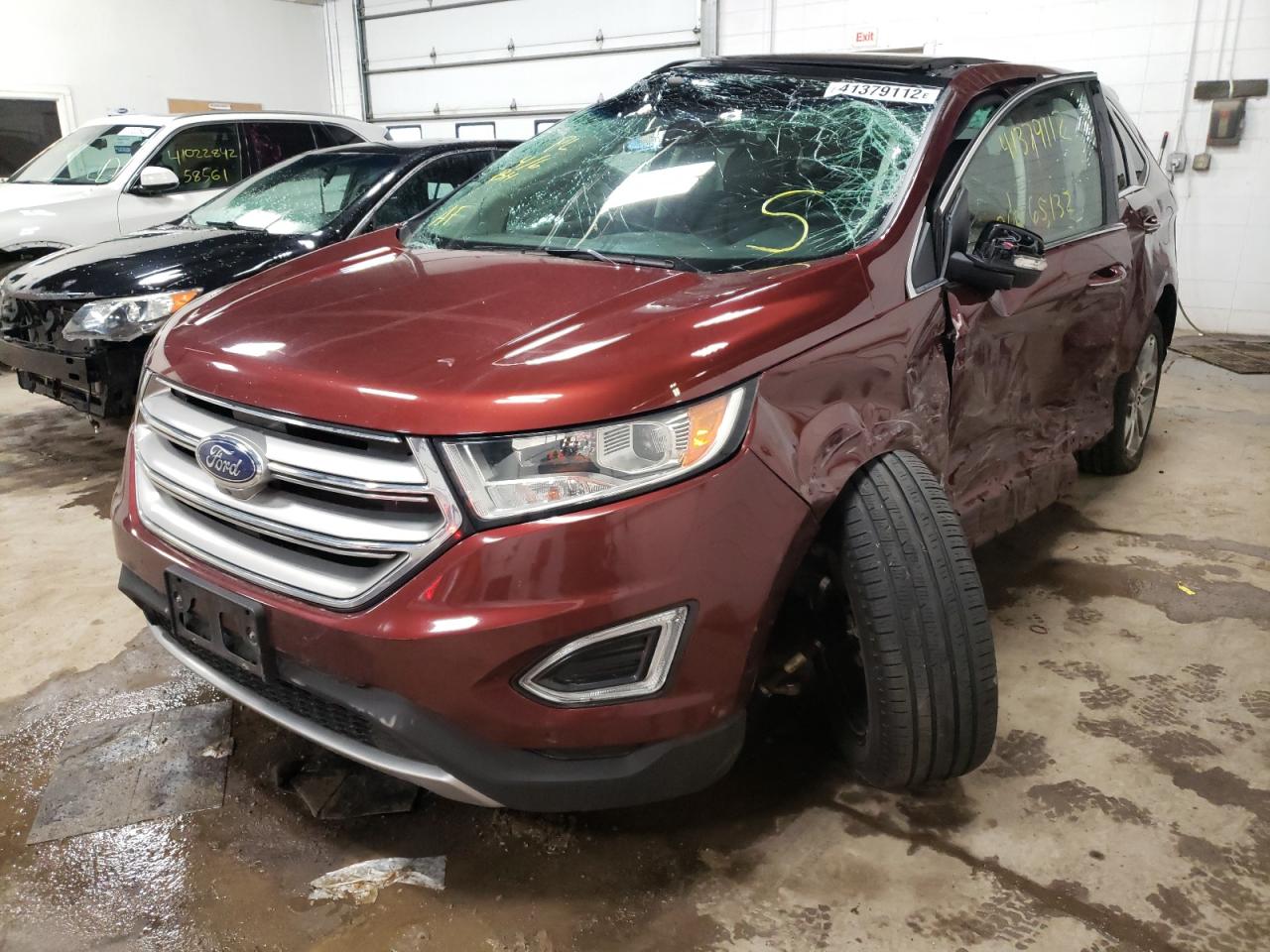 Photo 2 from auction – 2015 FORD EDGE TITAN with VIN 2FMPK4K83FBC23705