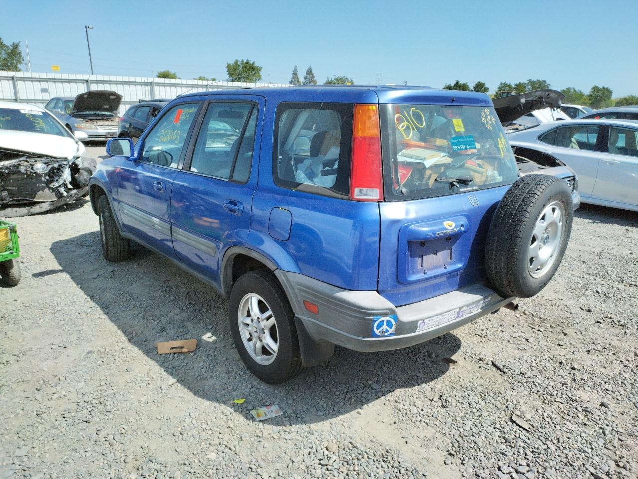 Photo 3 from auction – 2000 HONDA CR-V EX with VIN JHLRD1764YC043829
