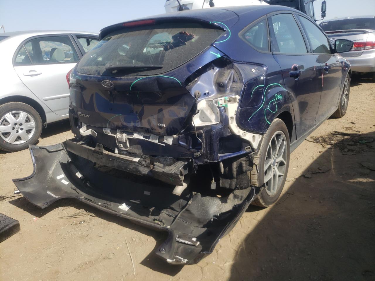 Photo 4 from auction – 2017 FORD FOCUS SEL with VIN 1FADP3M26HL230605