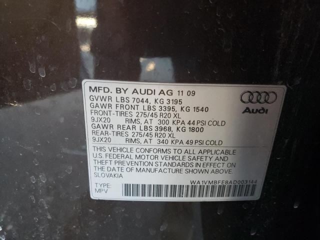 Photo 10 from auction – 2010 AUDI Q7 PRESTIG with VIN WA1VMBFE8AD003144