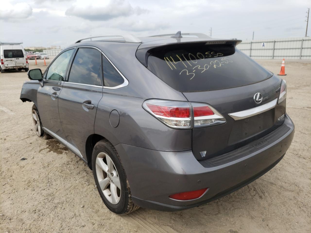 Photo 3 from auction – 2013 LEXUS RX 350 BAS with VIN 2T2BK1BA7DC206745