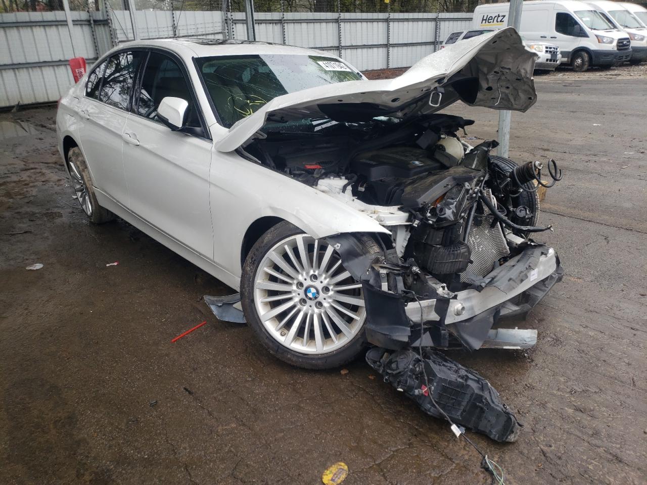 BMW 328 I 2015 with VIN WBA3A5C54FF610663 - Photo from auction