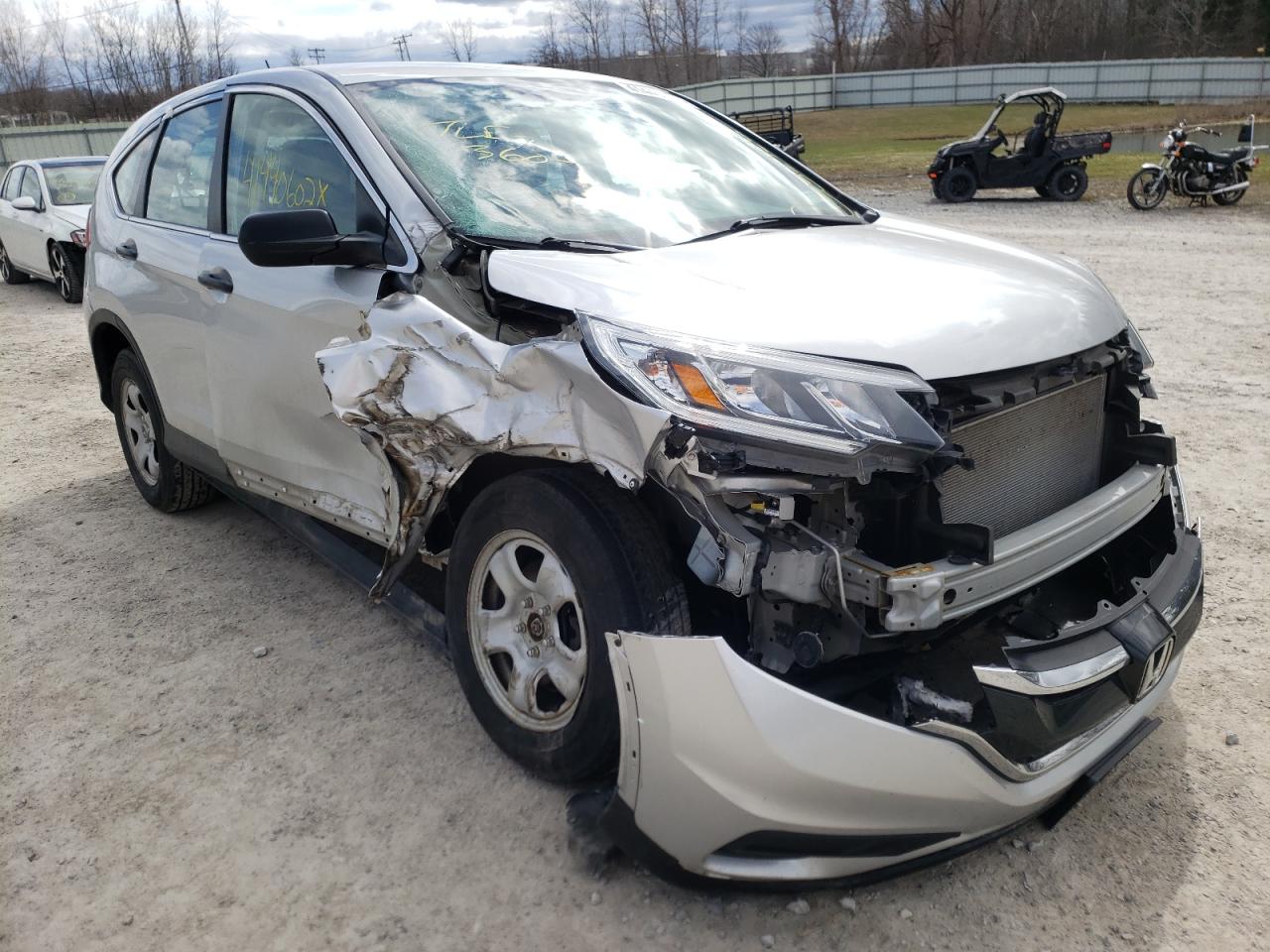 HONDA CR-V LX 2016 with VIN 5J6RM4H34GL123465 - Photo from auction