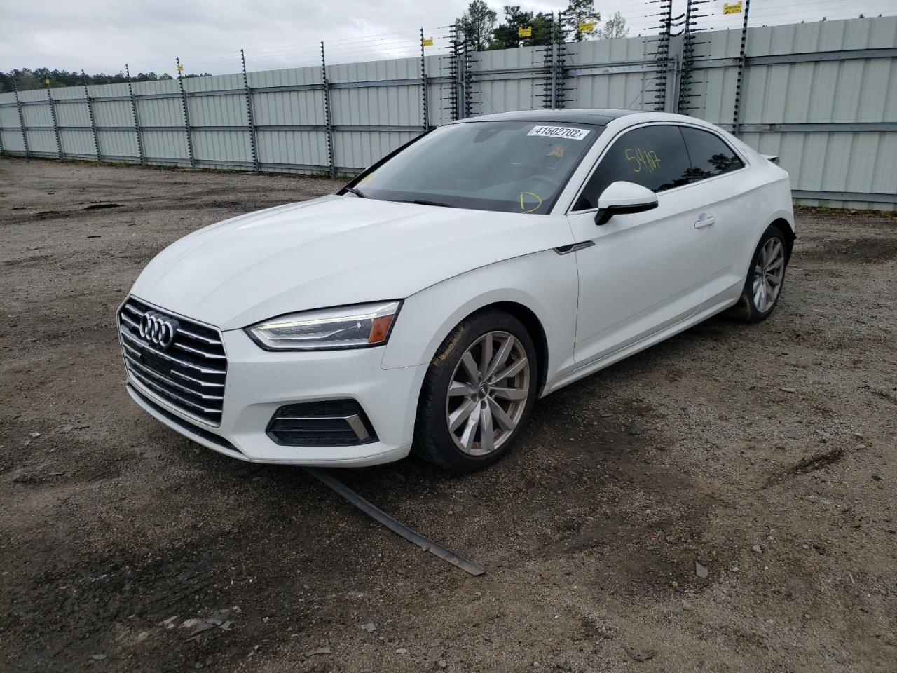 Photo 2 from auction – 2018 AUDI A5 PREMIUM with VIN WAUNNAF53JA043031