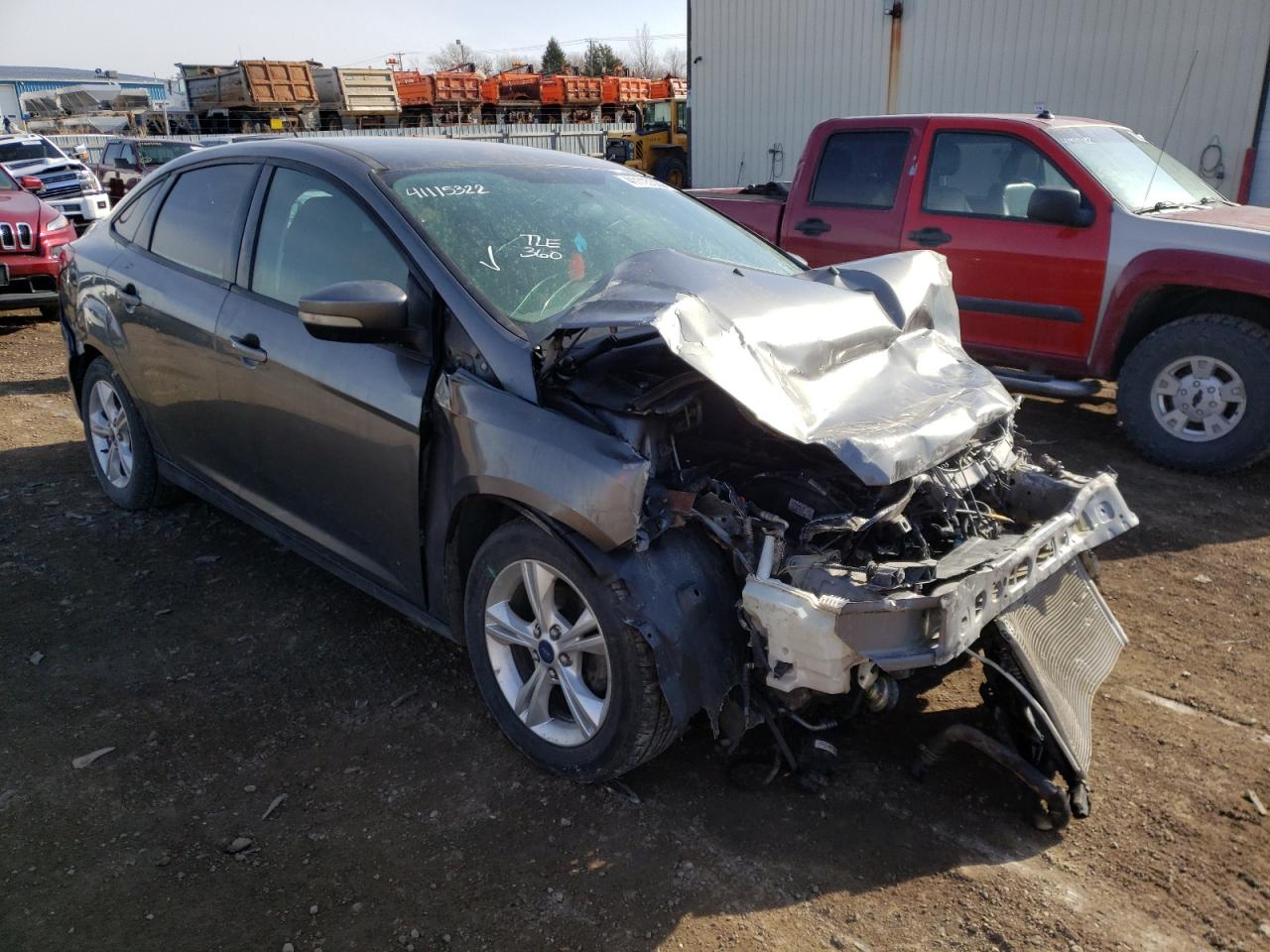 FORD FOCUS SE 2014 with VIN 1FADP3F2XEL247013 - Photo from auction