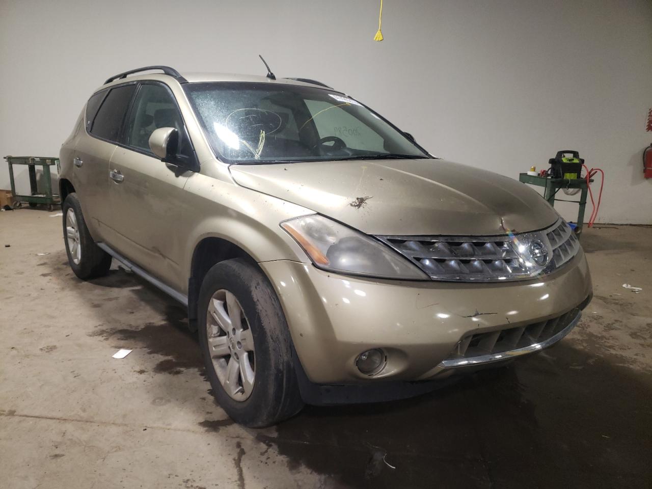 NISSAN MURANO SL 2007 with VIN JN8AZ08W07W637307 - Photo from auction