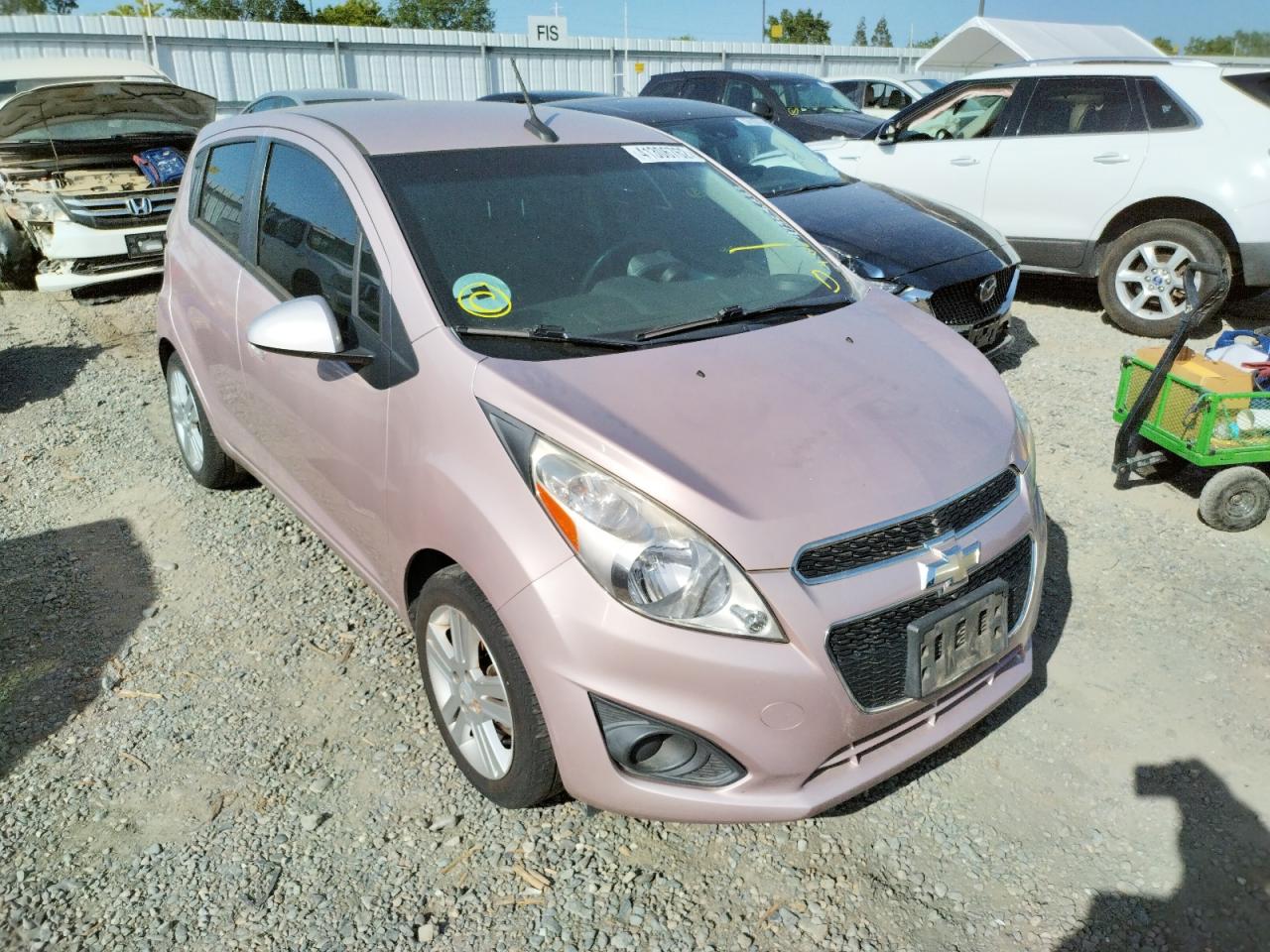 CHEVROLET SPARK 1LT 2013 with VIN KL8CD6S98DC503224 - Photo from auction