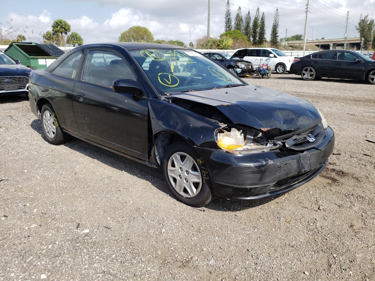 HONDA CIVIC LX 2003 with VIN 1HGEM22513L085756 - Photo from auction