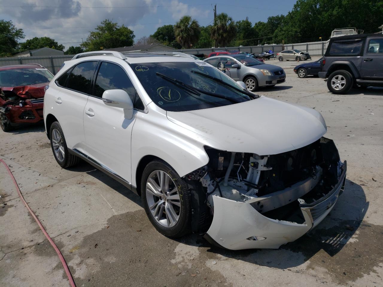 LEXUS RX 350 2015 with VIN 2T2ZK1BA4FC186312 - Photo from auction