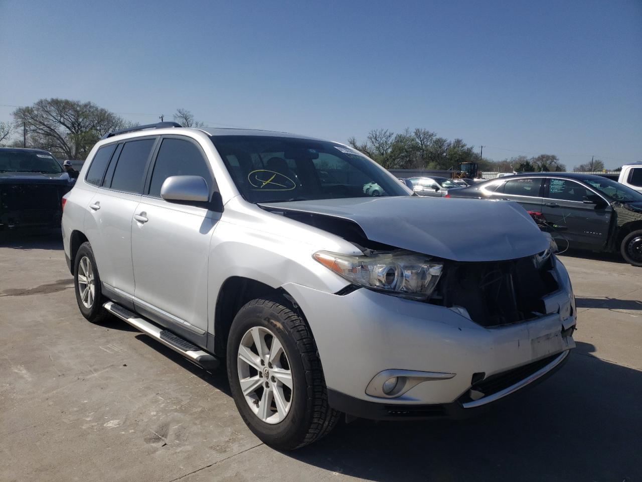 TOYOTA HIGHLANDER 2012 with VIN 5TDZK3EH3CS074600 - Photo from auction