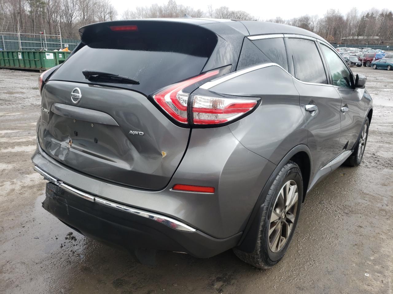 Photo 4 from auction – 2016 NISSAN MURANO S with VIN 5N1AZ2MH9GN128302