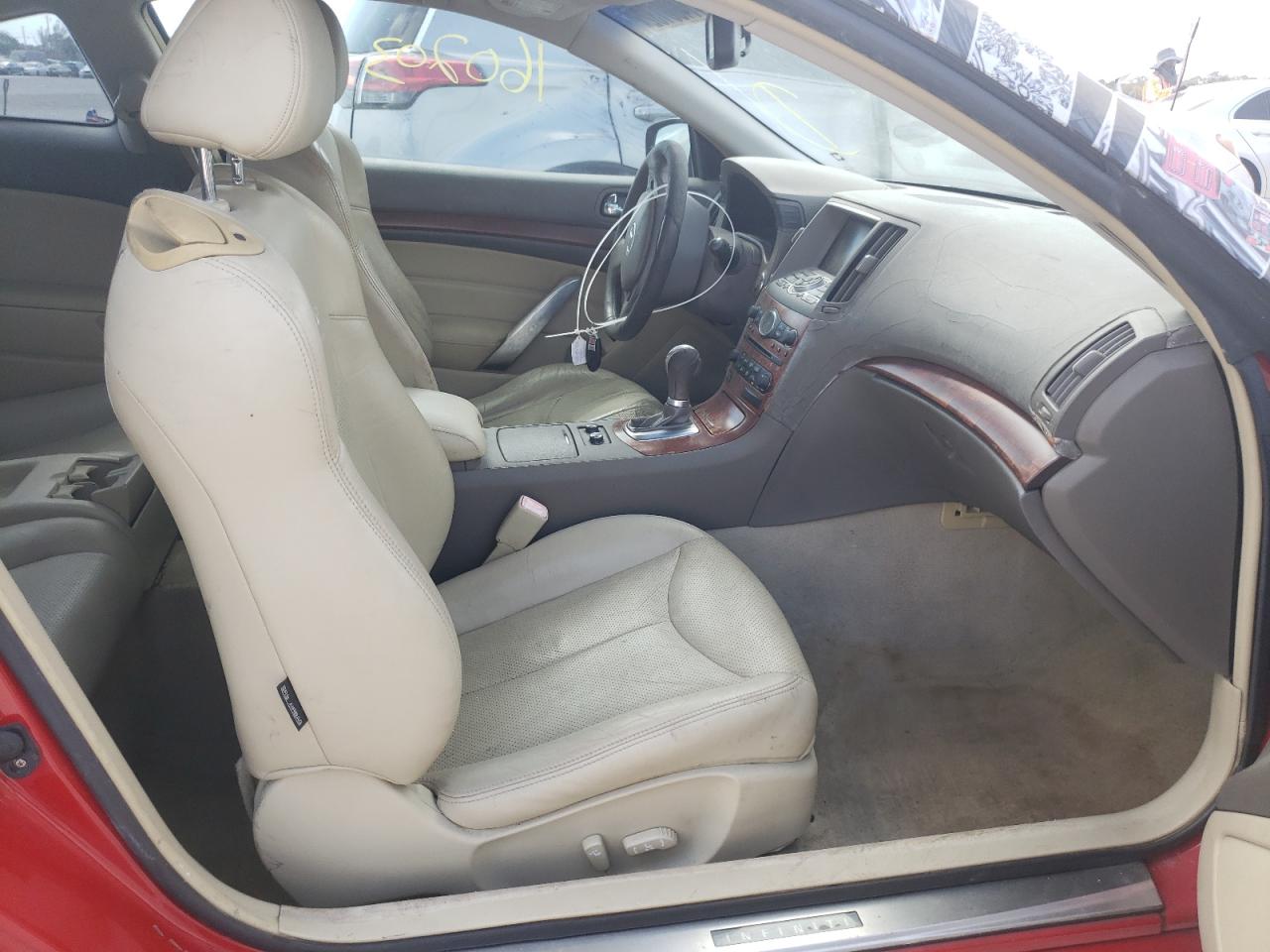Photo 5 from auction – 2009 INFINITI G37 BASE with VIN JNKCV64E99M602374