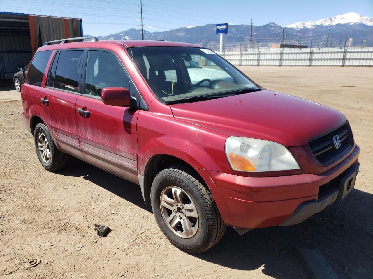 Photo 1 from auction – 2004 HONDA PILOT EXL with VIN 2HKYF18534H617585