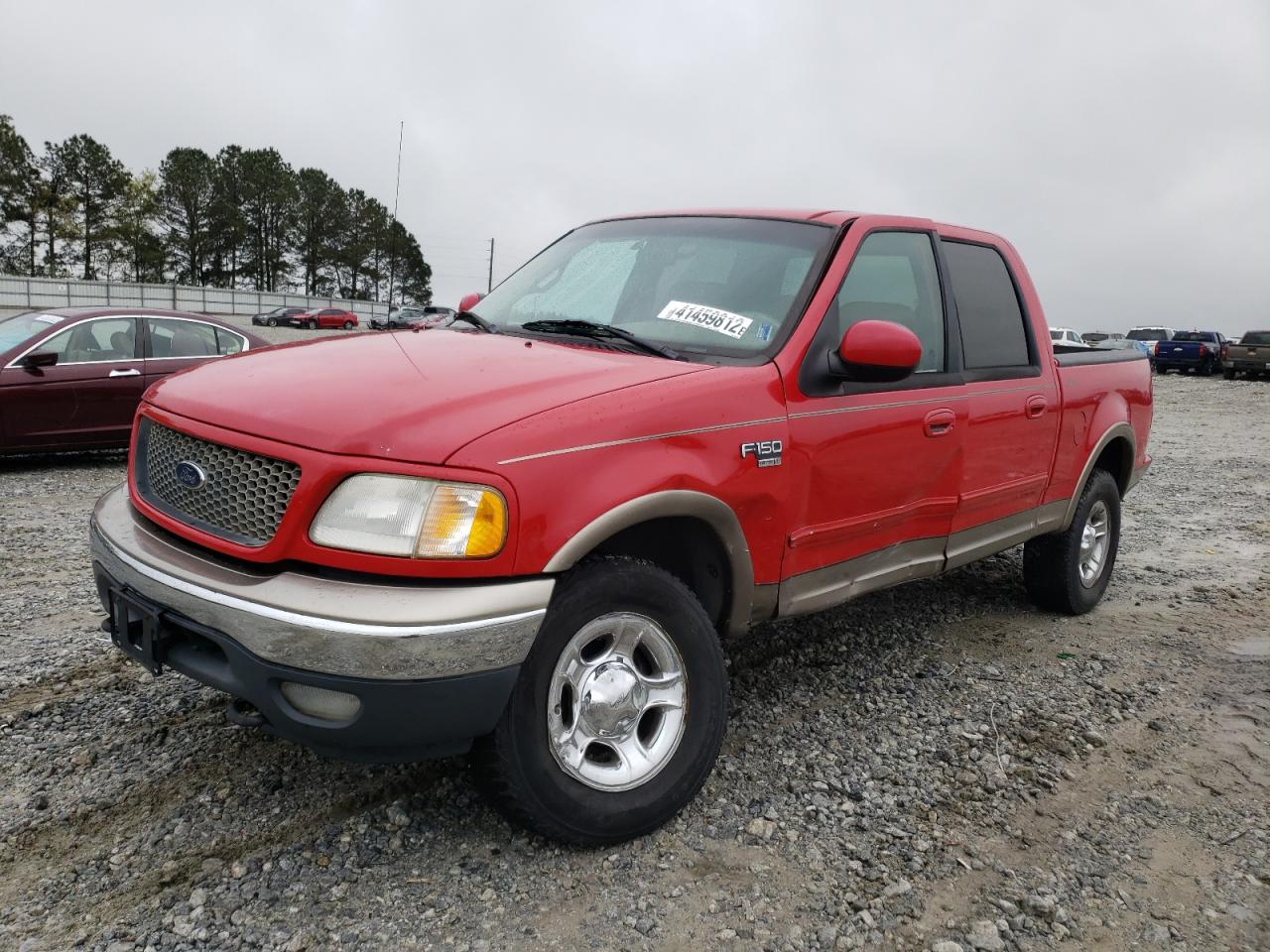 Photo 2 from auction – 2001 FORD F150 SUPER with VIN 1FTRW08L61KB35655