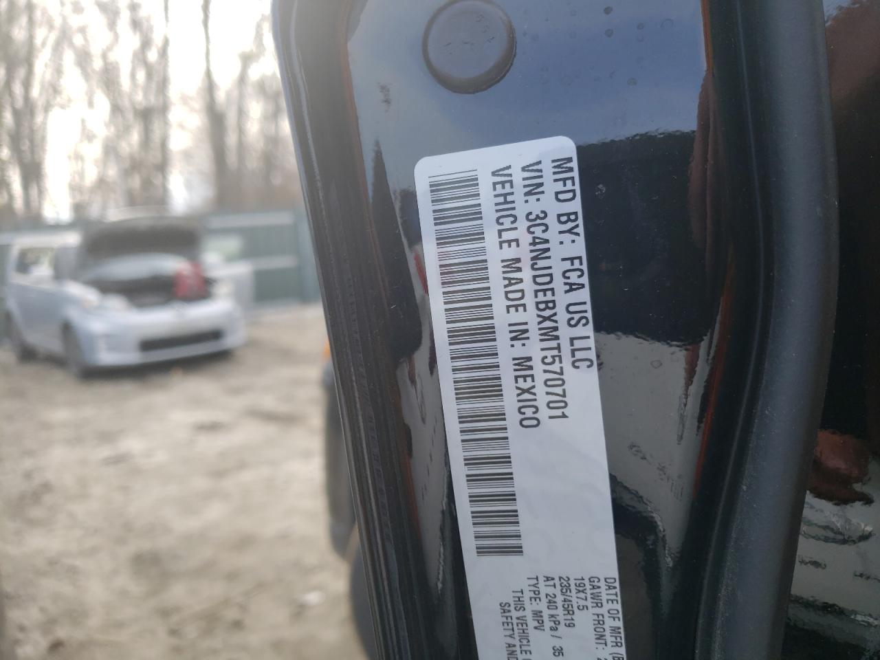 Фото 10 с аукциона – 2021 JEEP COMPASS 80 с VIN 3C4NJDEBXMT570701