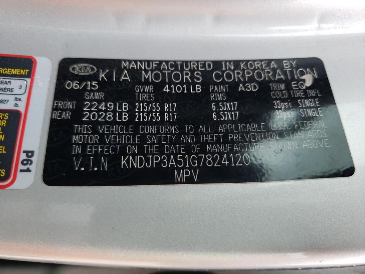 Photo 10 from auction – 2016 KIA SOUL + with VIN KNDJP3A51G7824120