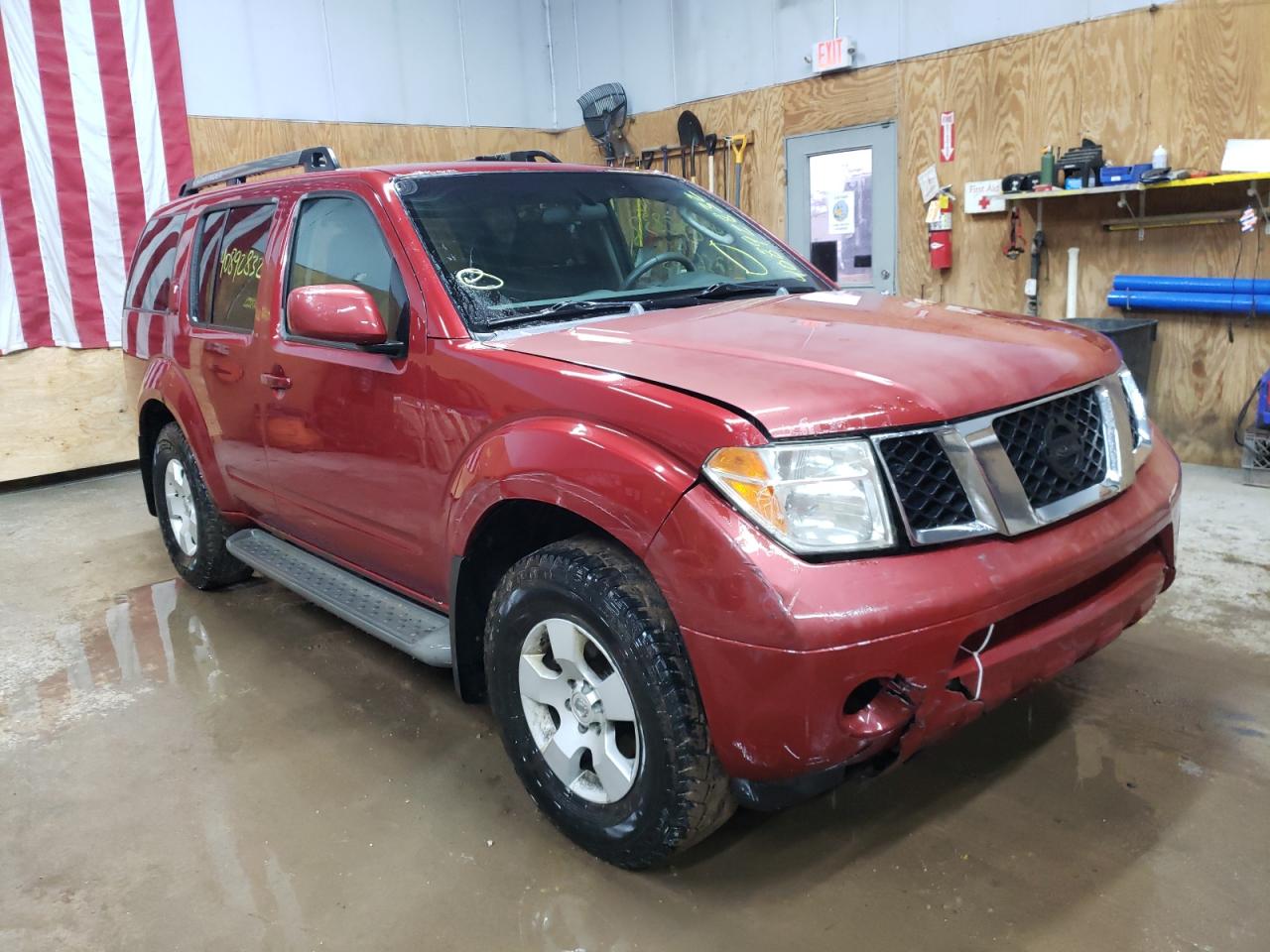 NISSAN PATHFINDER 2005 with VIN 5N1AR18W15C759511 - Photo from auction