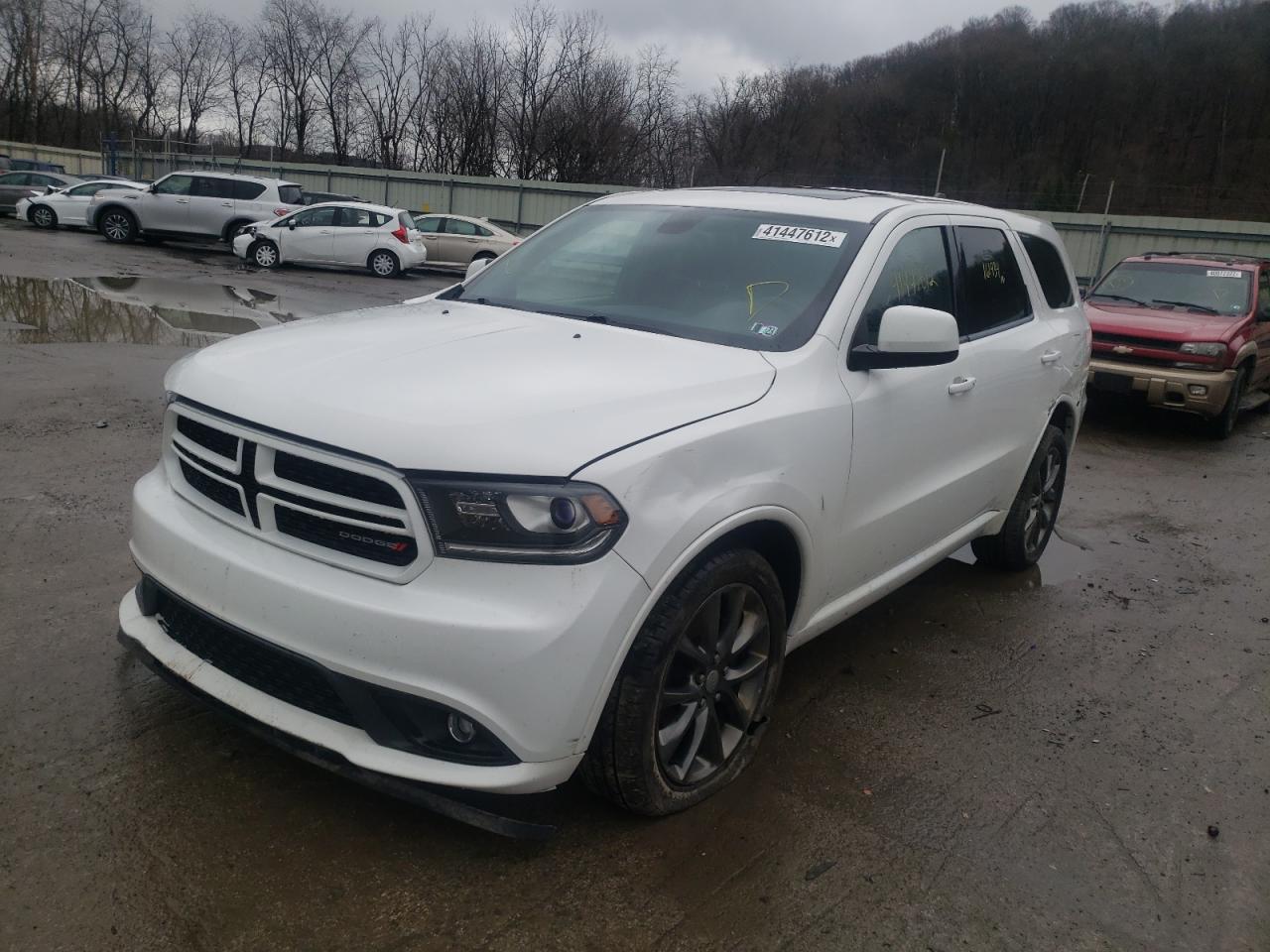 Photo 2 from auction – 2014 DODGE DURANGO SX with VIN 1C4RDJAG8EC562179