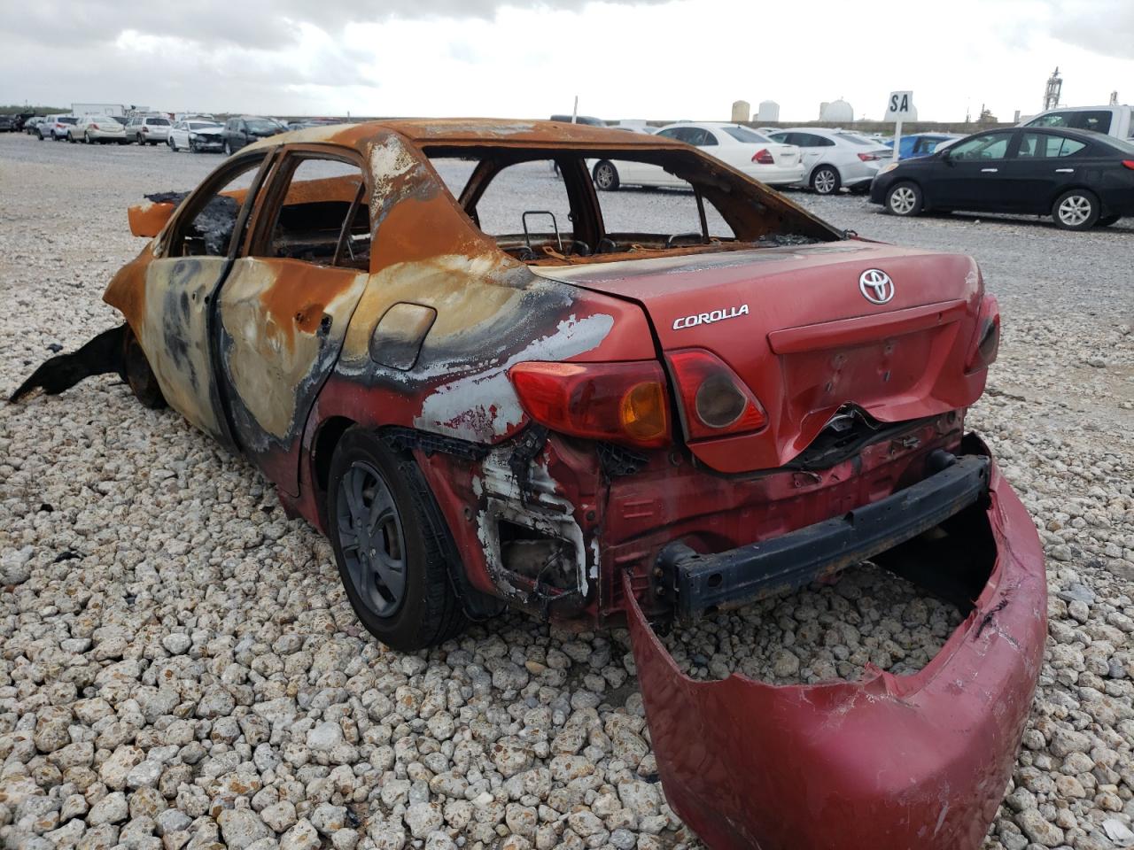 Photo 3 from auction – 2009 TOYOTA COROLLA BA with VIN JTDBL40E899079946