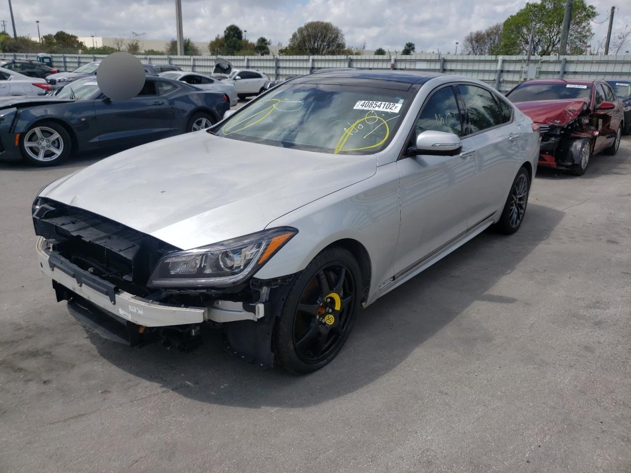 Photo 2 from auction – 2019 GENESIS G80 BASE with VIN KMTFN4JE3KU322884