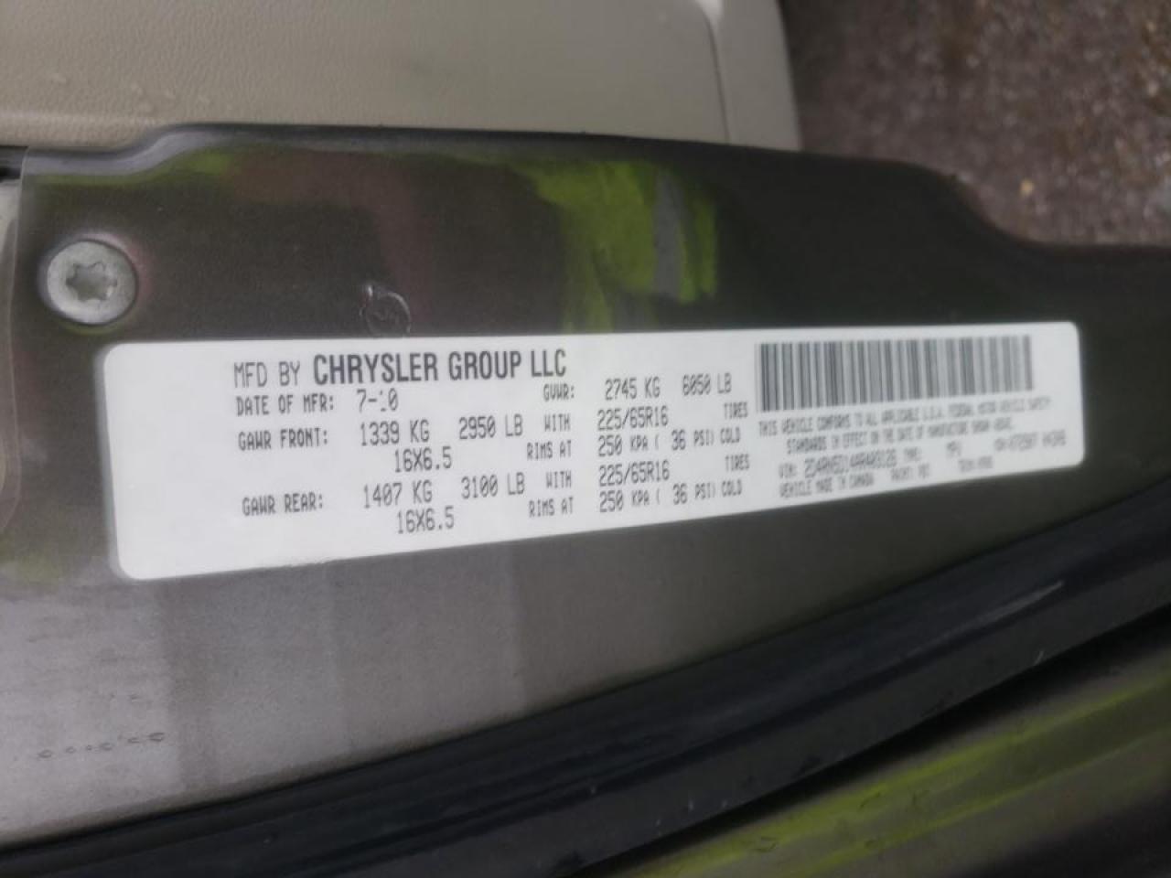 Photo 10 from auction – 2010 DODGE GRAND CARA with VIN 2D4RN5D14AR403126