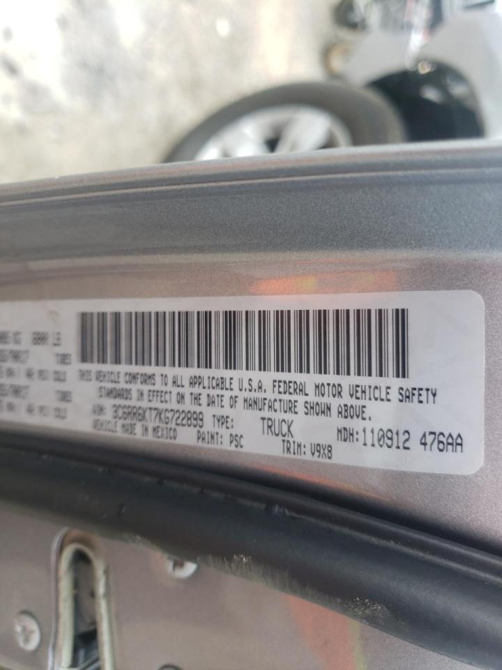 Photo 10 from auction – 2019 RAM 1500 CLASS with VIN 3C6RR6KT7KG722899