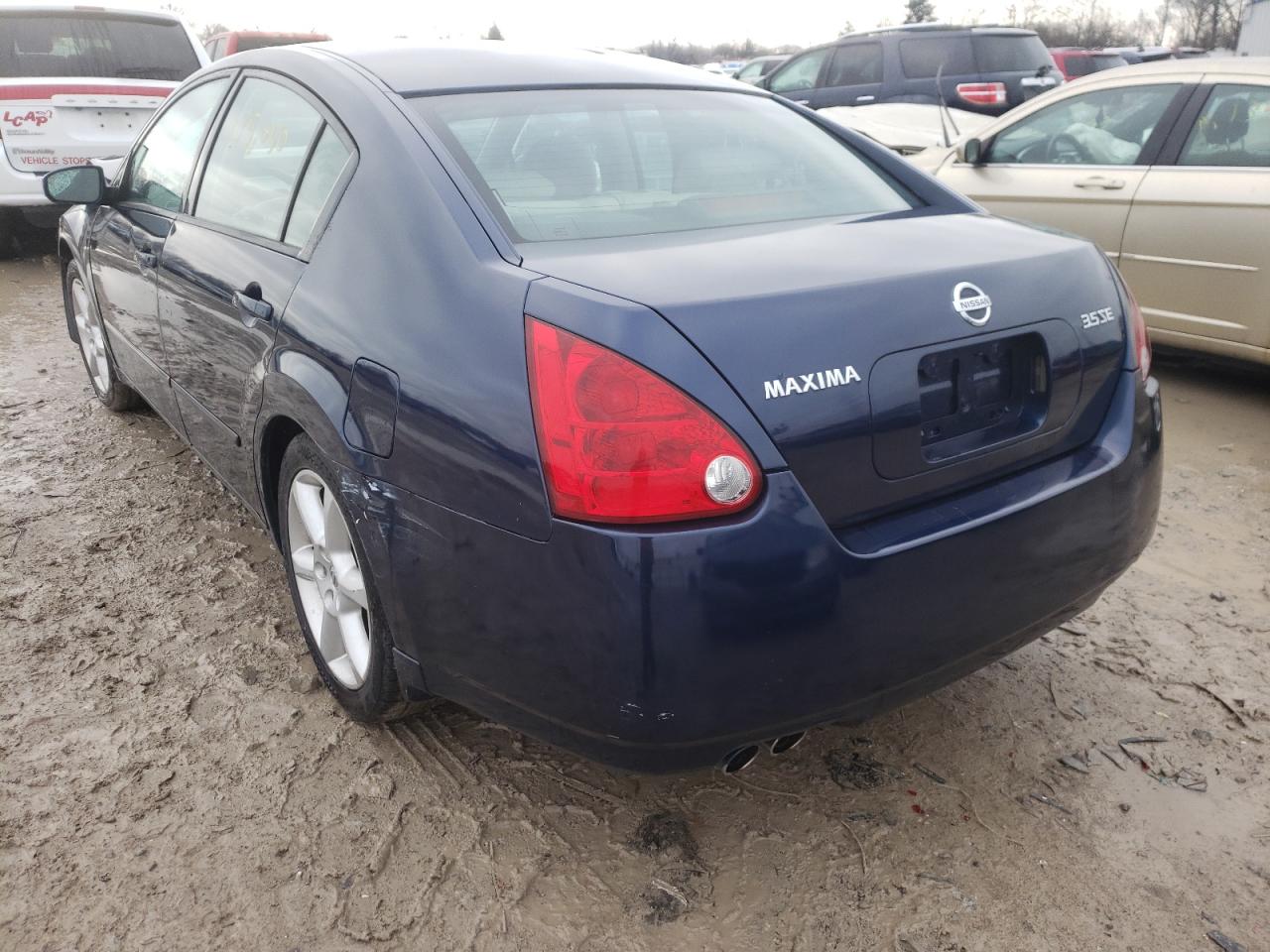 Photo 3 from auction – 2004 NISSAN MAXIMA SE with VIN 1N4BA41E84C904325