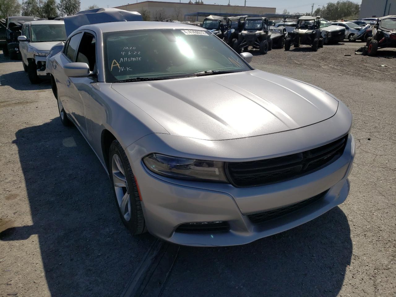 DODGE CHARGER SX 2018 with VIN 2C3CDXHG3JH162735 - Photo from auction