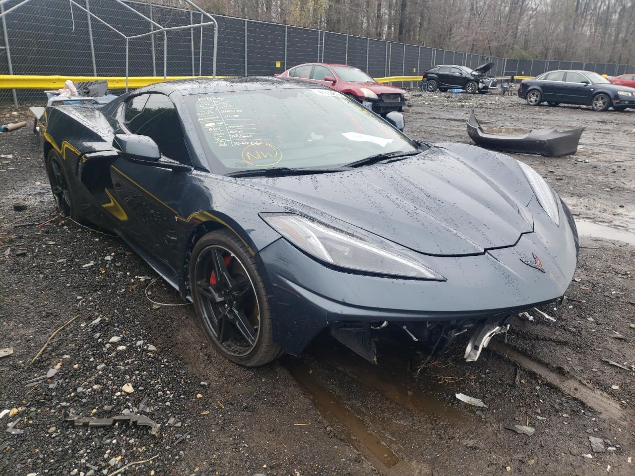 CHEVROLET CORVETTE S 2020 with VIN 1G1Y72D41L5105296 - Photo from auction