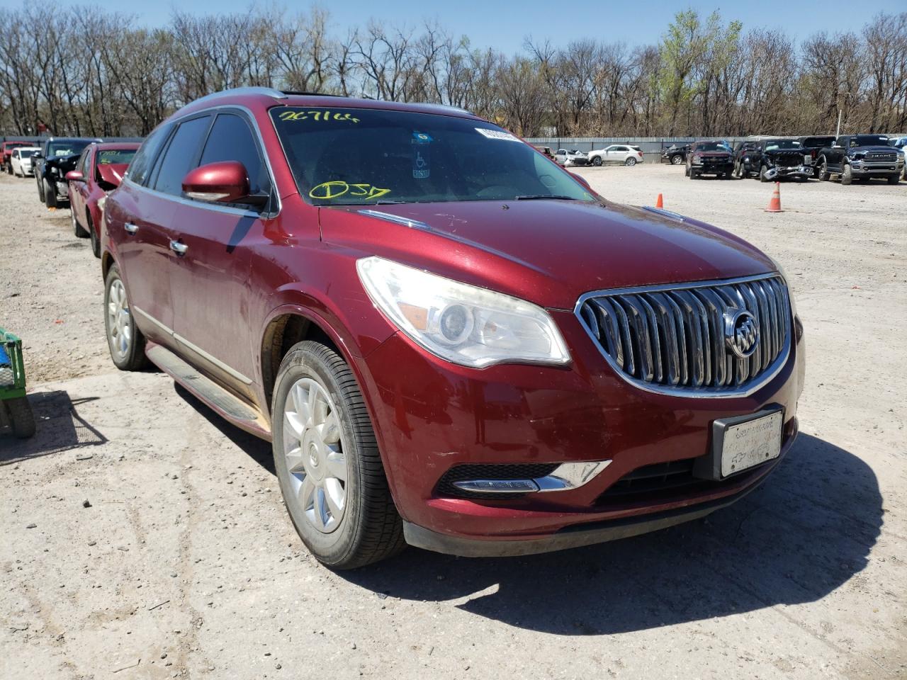 BUICK ENCLAVE 2015 with VIN 5GAKVCKD7FJ267166 - Photo from auction
