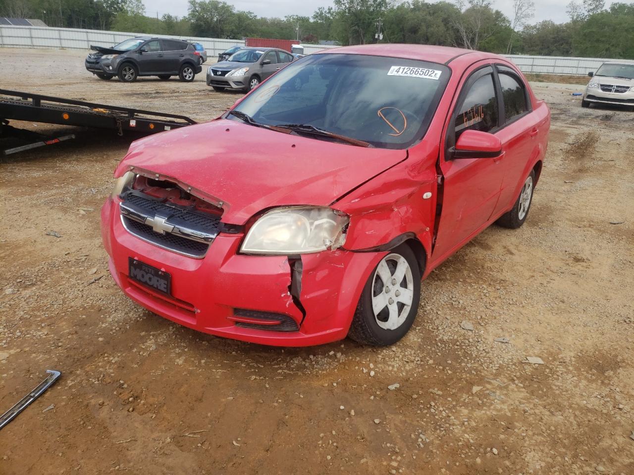 Photo 2 from auction – 2007 CHEVROLET AVEO BASE with VIN KL1TD56687B129104