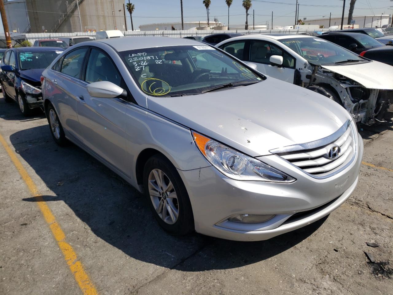Photo 1 from auction – 2013 HYUNDAI SONATA GLS with VIN 5NPEB4AC2DH720991