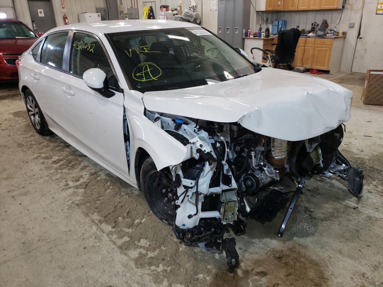 HONDA CIVIC 2022 with VIN 2HGFE2F23NH559451 - Photo from auction