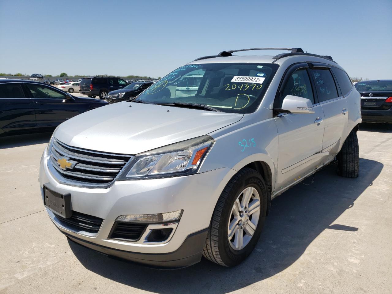 Photo 2 from auction – 2014 CHEVROLET TRAVERSE L with VIN 1GNKRGKD3EJ204307